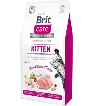 BRIT CARE Cat GF Kitten chicken and turkey 400g