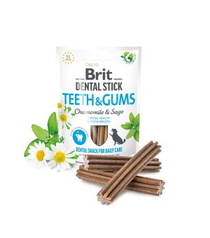 Brit Dental Stick Teeth & Gums with Chamomile & Sage 7szt. 215g