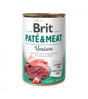 Karma mokra dla psa Brit Care Venison Pate Meat 400g