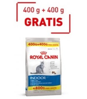  Royal Canin Indoor - 400g+400g GRATIS!