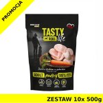 10x 500g Tasty Dogs Life karma mokra dla psów dorosłych danie w galaretce Drób ZESTAW