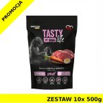 10x 500g Tasty Dogs Life karma mokra dla szczeniąt danie w galaretce Junior Cielęcina ZESTAW