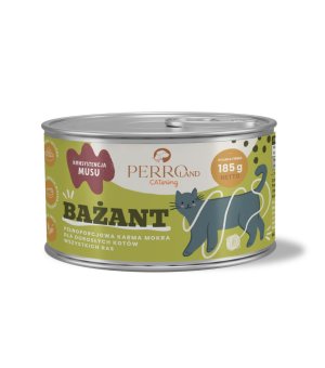 185g - Bażant - PERROland CATering - karma mokra dla kotów dorosłych