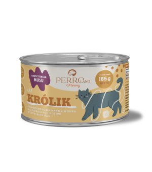 185g - Królik - PERROland CATering - karma mokra dla kotów dorosłych