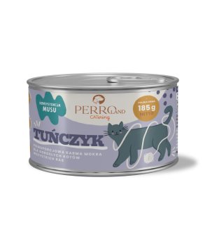 185g - Tuńczyk - PERROland CATering - karma mokra dla kotów dorosłych