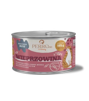 185g - Wieprzowina - PERROland CATering - karma mokra dla kotów dorosłych