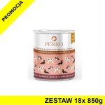 18x 850g - Wieprzowina z marchewką - szczenięta - Perro - karma mokra dla psa - zestaw