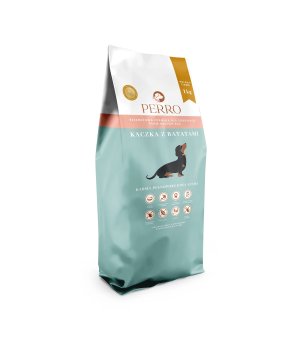 1kg - Kaczka z batatami - Perro - małe rasy - psy dorosłe - karma sucha