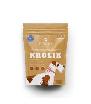 1kg - Perro Gourmet karma sucha dla psów dorosłych Królik tłoczona na zimno