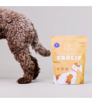 1kg - Perro Gourmet karma sucha dla psów dorosłych Królik tłoczona na zimno