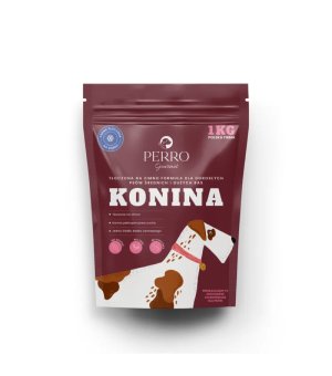 1kg - Perro Gourmet karma sucha dla psów dorosłych Konina tłoczona na zimno