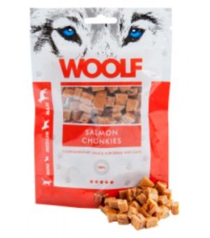 Brit Woolf Salmon Chunkies 100g