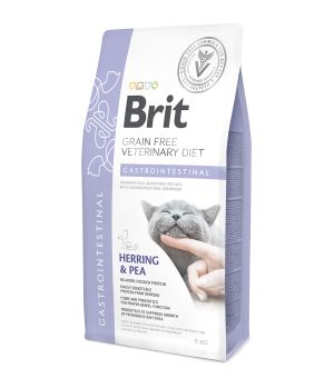 Brit Veterinary Diet Gastro Intestinal Herring&Pea sucha karma dla kota - 5kg