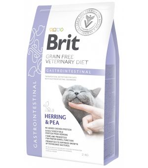 WYCOFYWANY Z OFERTY - Brit Veterinary Diet Cat Gastro Intestinal Herring&Pea sucha karma DLA KOTA - 2kg
