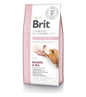 Brit Veterinary Diets Dog Hypoallergenic 12kg (USZKODZONY WOREK) 