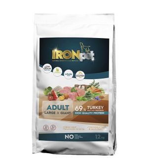 IRONpet Turkey Large Giant Adult 12kg (uszkodzone opakowanie)