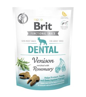 BRIT CARE FUNCTIONAL SNACK - DENTAL VENISON - przysmak dla psa 150g