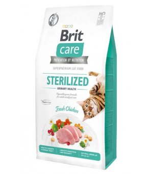BRIT CARE dla kota Grain Free sterilised - urinary - 400g