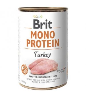Karma mokra dla psa Brit Care Mono Turkey 400g NOWY SKŁAD