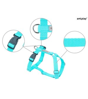 Amiplay Szelki Guard Samba XS Turkusowy