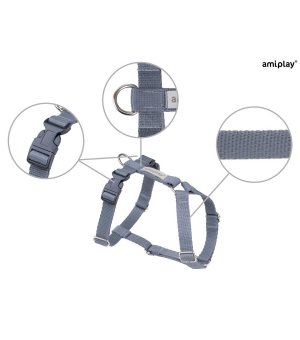 Amiplay Szelki Guard Samba XS Szary