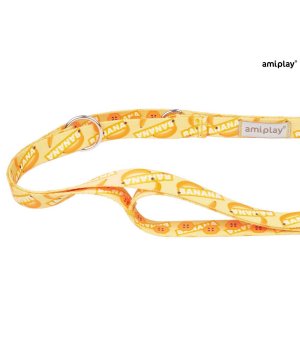 Amiplay Smycz 7in1 BeHappy L 100-200cm Banana