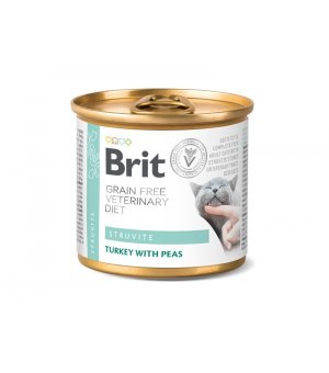 Brit Veterinary Diets Cat Struvite 200g - puszka