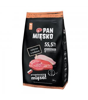 Pan Mięsko cielęcina z indykiem M 20kg