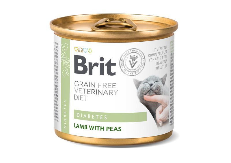 Brit Veterinary Diets Cat Diabetes 200g