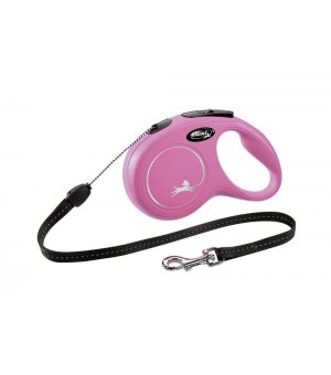 Flexi New CLASSIC CAT XS LINKA 3M RÓŻOWA