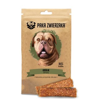 Paka Zwierzaka Stripsy Królik - 70g