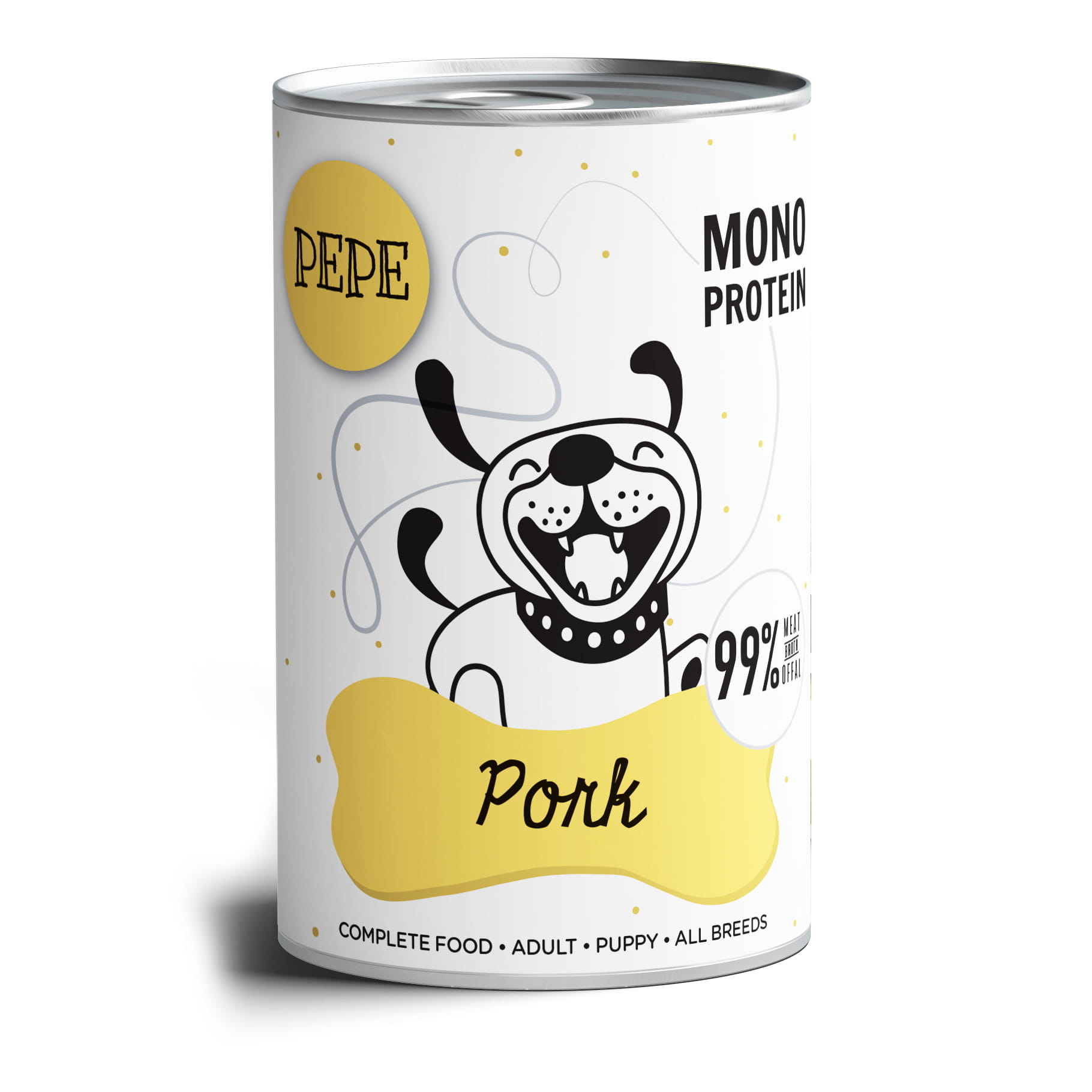 Karma Mokra Paka Zwierzaka - PEPE MONO PROTEIN Pork - 400g wieprzowina