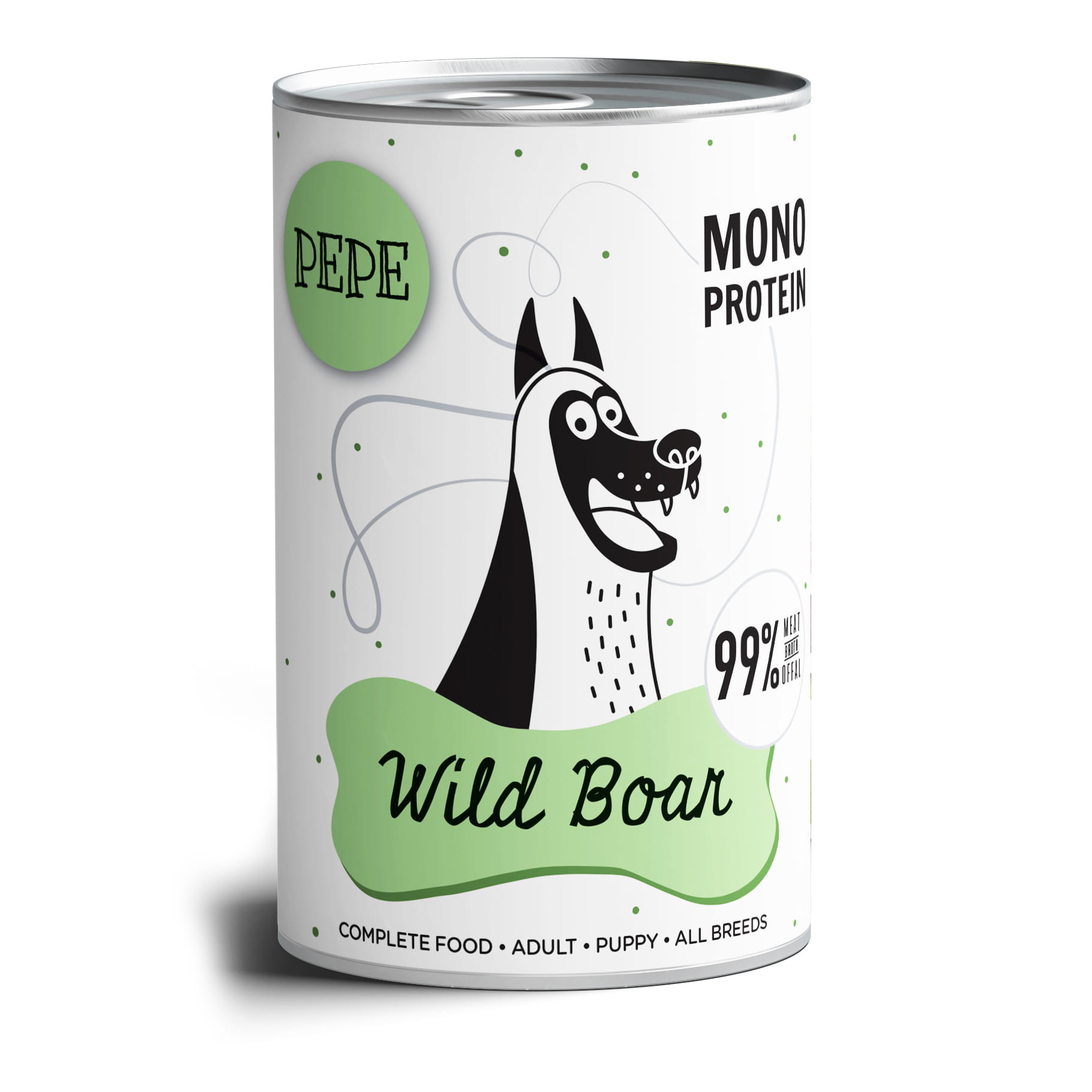 Karma Mokra Paka Zwierzaka - PEPE MONO PROTEIN Wild Boar - 400g dzik