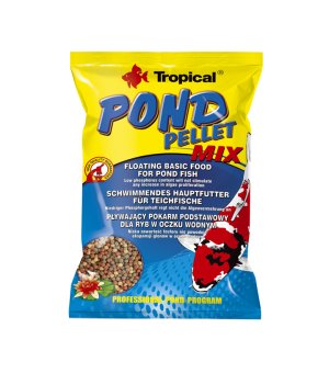 TROPICAL POND PELLET MIX SIZE M 1000ML/110G