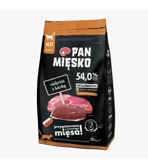 PAN MIĘSKO KOT CIELĘCINA KACZKA M 10KG