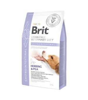 Brit Veterinary Diet Dog Gastro Intestinal Herring & Pea sucha karma DLA PSA - 2kg