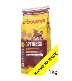 Karma sucha dla psa Josera Optiness z jagnięciną 1kg - na wagę