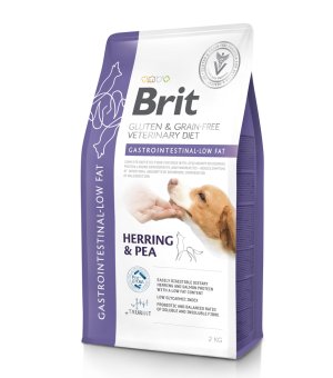 BRIT GF VETERINARY CARE DOG GASTROINTENSTINAL - LOW FAT - sucha karma dla psa z obniżoną zawartością tłuszczu 400G