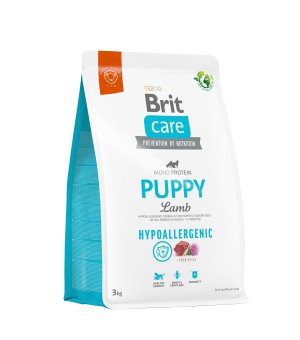 3kg - Lamb Rice - Puppy - Hypoallergenic - Brit Care - szczeniak - karma hypoalergiczna dla szczeniąt - jagnięcina i ryż