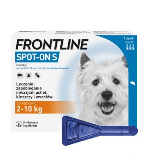 FRONTLINE Spot On pies S 3x0,67ml 