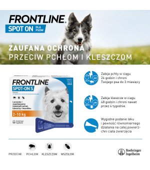 FRONTLINE Spot On pies S 1 x 0,67ml