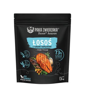 Paka Zwierzaka Karma Sucha Seven`th Heaven Salmon & baltic fish adult 1,5kg 