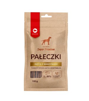 MACED Pałeczki Indyk z Warzywami 100g