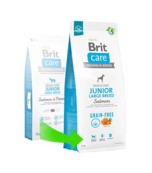 Karma sucha dla psa Brit Care GF Junior Large Salmon & Potato 12kg 