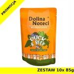Karma mokra dla kota Dolina Noteci Superfood kaczka i wołowina ZESTAW 10x 85g