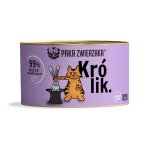 Karma Mokra Paka Zwierzaka KOT Królik 200g