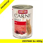 Karma mokra dla kota Animonda Cat Carny WOŁOWINA ZESTAW 6x 400g