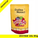 Mokra karma dla kota Dolina Noteci Superfood kurczak i wołowina z doradą ZESTAW 10x 85g