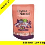 Karma mokra dla kota Dolina Noteci Superfood cielęcina z homarem i krewetkami ZESTAW 10x 85g