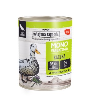 Karma mokra dla psa Mono Wiejska Zagroda - Kaczka 800g